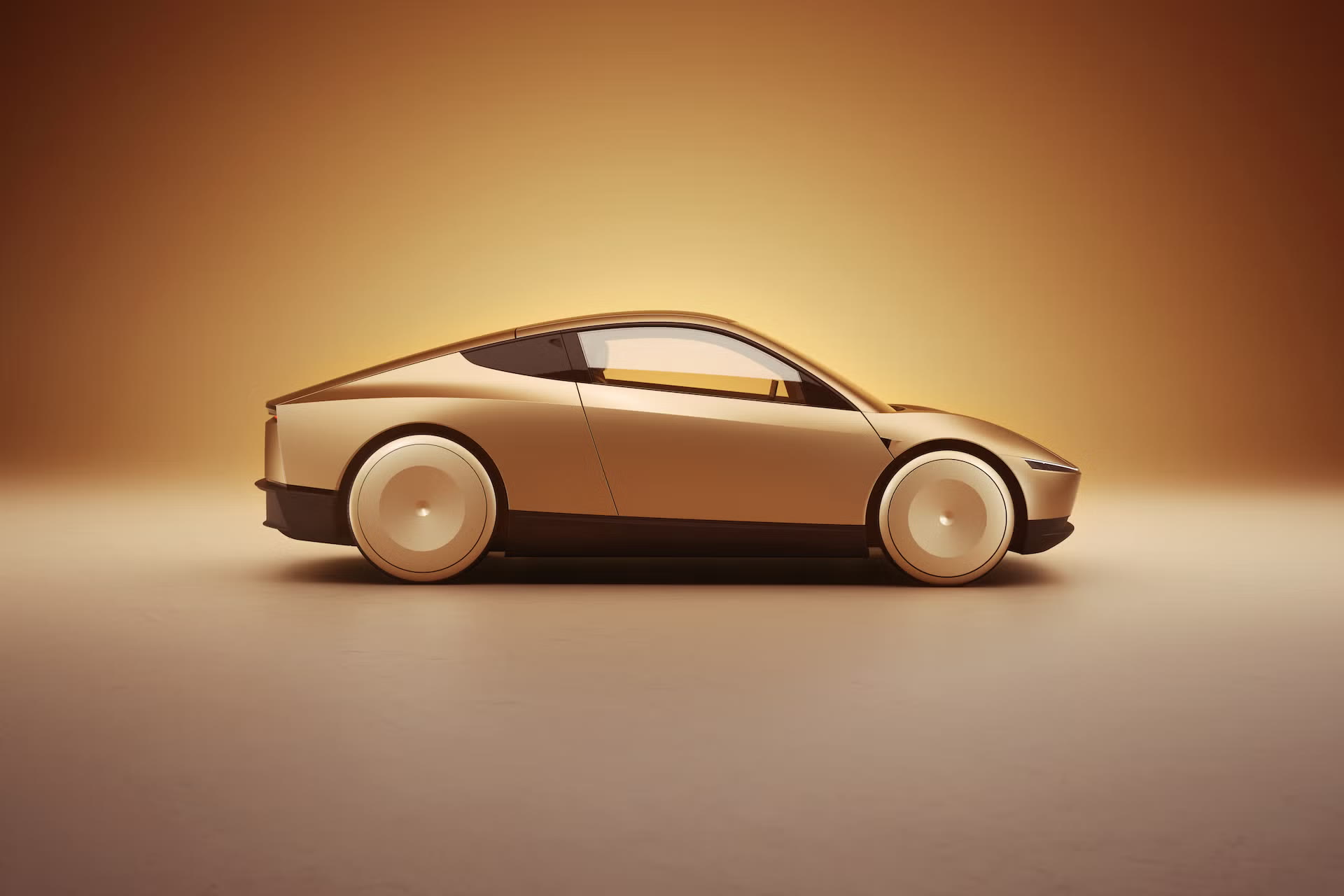 Robotaxi reference vehicle viewed from the side